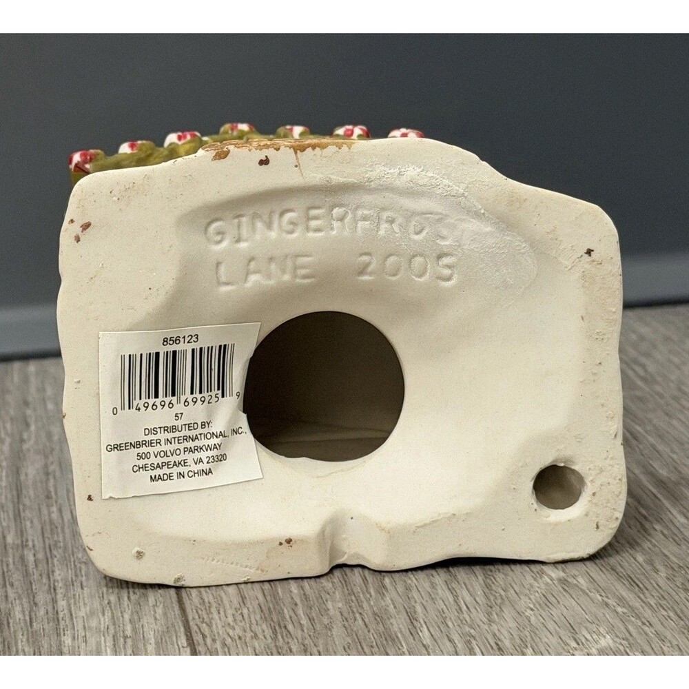 Ginger Frost Lane 2005 Christmas House Church Porcelain Ceramic 5” Tall - Picture 12 of 16